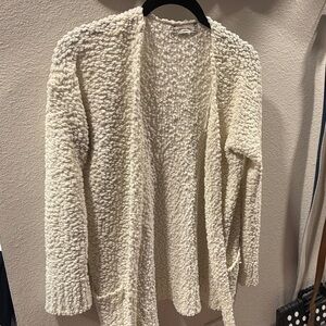 Cozy Textured Cardigan - Cream